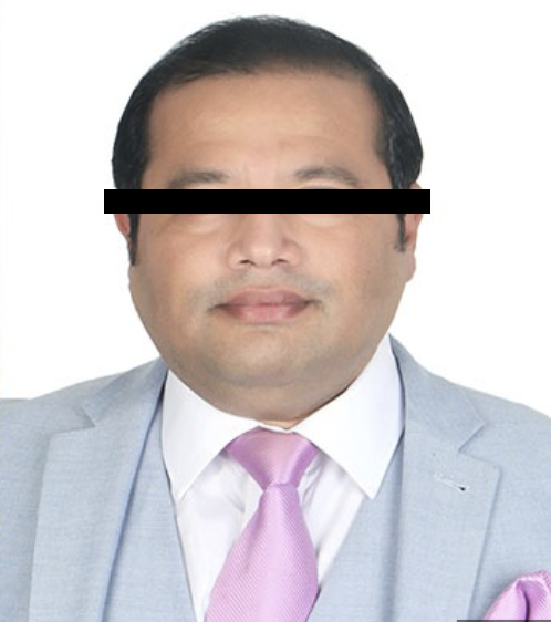 Man in light suit and tie