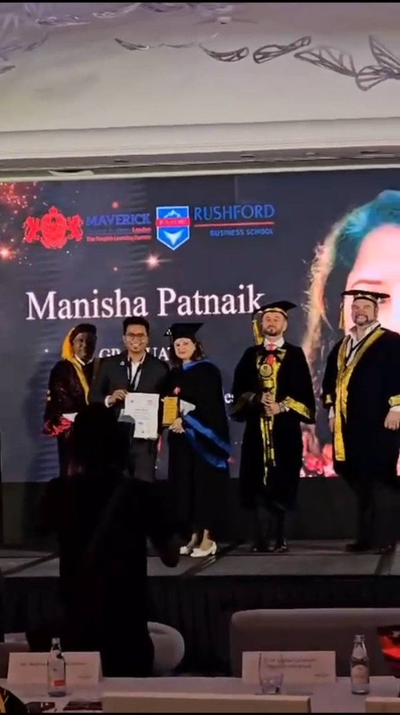 Manisha Patnaik — Maverick Business Academy London diploma